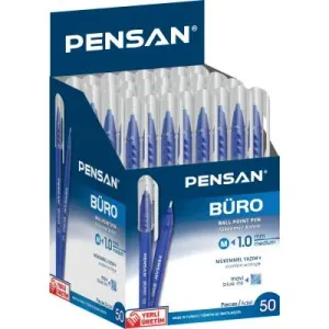 Pensan Büro Tükenmez Kalem 50'li Mavi