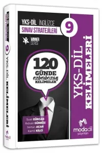 Modadil Yayınları YKS DİL Sınav Stratejileri 9 - 120 Günde Ezberbozan Kelimeler
