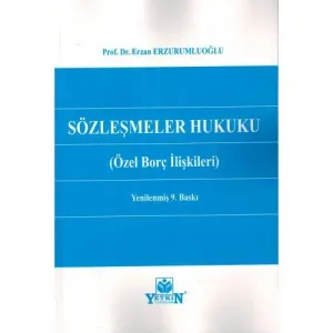 Sözleşmeler Hukuku (Özel Borç İlişkileri)