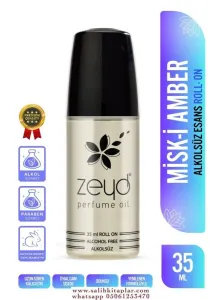 Miski Amber Kokusu Alkolsüz Esans Roll on EDP Unisex 35 ml