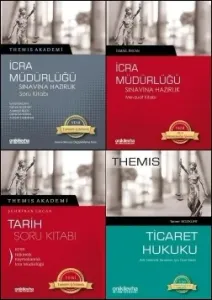 İcra Müdürlüğü Sınavına Hazırlık Seti (Soru Kitabı + Mevzuat Kitabı + Tarih Soruları + Ticaret Hukuku)