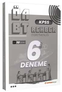 Uzman Kariyer Yayınları ÖABT Rehber Öğretmenliği 6 Deneme
