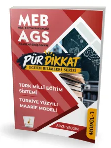 MEB - AGS Pür Dikkat Serisi Türk Milli Eğitim Sistemi ve Türkiye Yüzyılı Maarif Modeli Soru Bankası