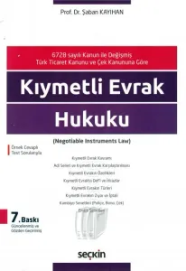 Kıymetli Evrak Hukuku
