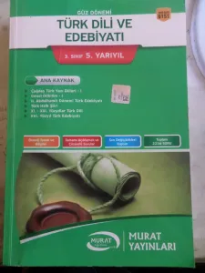 3. Sınıf 5. Yarıyıl Türk Dili ve Edebiyatı Ana Kaynak
