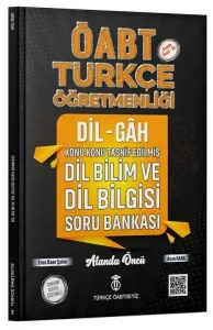 Türkçe ÖABTDEYİZ ÖABT MEB-AGS Türkçe Öğretmenliği Dilgah Dil Bilim ve Dil Bilgisi Soru Bankası