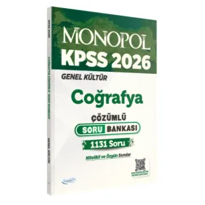 KPSS Coğrafya Çözümlü Soru Bankası