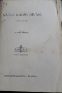 Na'ili-i Kadim Divanı