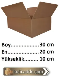 Demonte Karton Kutu 30x20x10 cm.