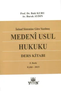 Medeni Usul Hukuku Ders Kitabı (Baki Kuru)