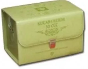 Hatim Cüzü Bez Ciltli 30 Cüz Çantalı