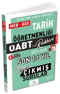 Dizgi Kitap Yayınları 2026 MEB-AGS ÖABT'nin Rehberi Tarih Öğretmenliği Çıkmış Sorular Son 13 Yıl Çözümlü