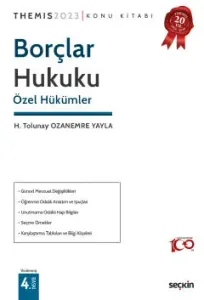 Borçlar Hukuku – Özel Hükümler Konu Kitabı