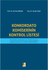 Konkordato Komiserinin Kontrol Listesi
