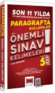 Yargı Yayınları KPSS DGS ALES TYT MSÜ EKPSS AGS Son 11 Yılda Paragrafta Kullanılan Önemli Sınav Kelimeleri