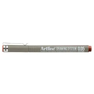Artline Drawing System 0.05 Çizim Kalemi Uç:0,05mm Sepia