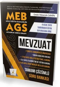Pelikan Yayınları 2026 MEB - AGS Hazırlık Mevzuat Tamamı Çözümlü Soru Bankası