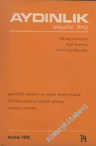 Aydınlık Aylık Sosyalist Dergi - Sayı: 14 , Aralık 1969