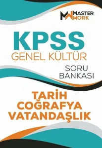 MasterWork Yayınları KPSS Tarih-Coğrafya-Vatandaşlık Soru Bankası