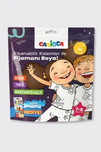 CARİOCA BOYANABİLİR PİJAMA-KEÇELİ 7-8 YAŞ KALEM HEDİYELİ