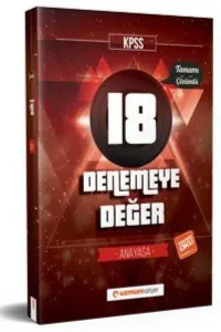 Uzman Kariyer KPSS Anayasa Denemeye Değer Tamamı Çözümlü 18 Deneme 2018