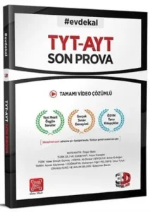 Çözüm 3D TYT-AYT Son Prova Denemesi Tamamı Video Çözümlü-YENİ