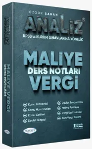 Monopol Yayınları 2026 KPSS A Grubu Analiz Maliye Vergi Ders Notları
