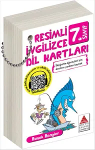 Delta Kültür Yayınları 7. Sınıf Resimli İngilizce Dil Kartları Delta Kültür