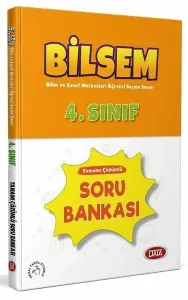 Data Yayınları 4. Sınıf Bilsem Tamamı Çözümlü Soru Bankası