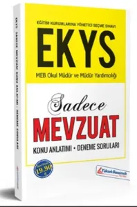 Yüksek Başarı EKYS MEB Okul Müdür ve Müdür Yardımcılığı Sadece Mevzuat Konu Anlatımlı -YENİ