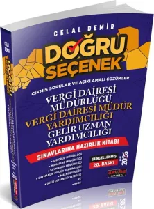 Savaş Yayınları 2026 Doğru Seçenek Vergi Dairesi Müdürlüğü, Gelir Uzman Yardımcılığı Sınavlarına Hazırlık Kitabı