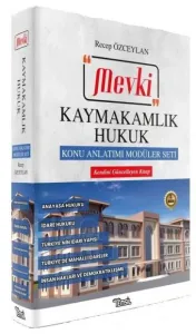 Mevki Kaymakamlık Hukuk Konu Anlatımı Modüler Seti