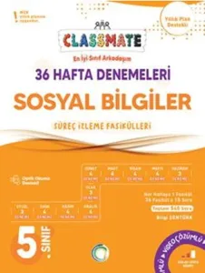 Okyanus Yayınları 5. Sınıf Sosyal Bilgiler Classmate 36 Hafta Denemeleri
