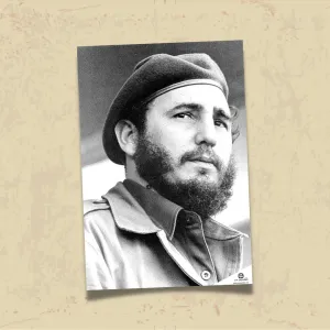 POSTER 0051 - FİDEL CASTRO - KUŞE KAĞIT (33X48)