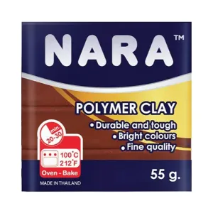 NARA POLYMER CLAY 55gr.CHOCOLATE ( Polimer Kil )
