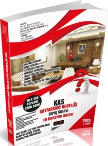 Savaş Yayınları 2025 KAS Kaymakamlık Adaylığı Giriş Sınavı 10 Deneme Sınavı