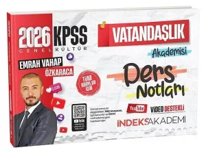 İndeks Akademi 2026 KPSS Vatandaşlık Akademisi Video Ders Notları