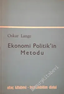 Ekonomi Politik'in Metodu -