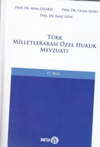 Türk Milletlerarası Özel Hukuk Mevzuatı