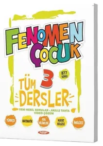Kurmay ELT 3. Sınıf Tüm Dersler Fenomen Çocuk Soru Bankası Çözümlü