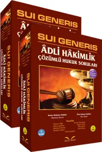 Sui Generis Adli Hakimlik Çözümlü Hukuk Soruları (2 Cilt Takım)