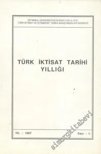 Türk İktisat Tarihi Yıllığı 1 -