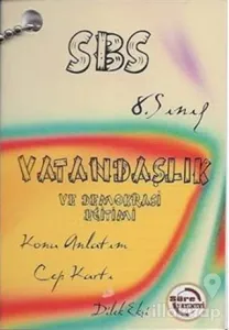 SBS 8. Sınıf Vatandaşlık ve Demokrasi Eğitimi Konu Anlatımlı Cep Kartı