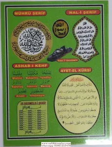 Mührü Şerif ve Nalini Şerif  Baskılı PCV cep boy