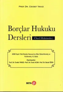 Borçlar Hukuku Dersleri Özel Hükümler
