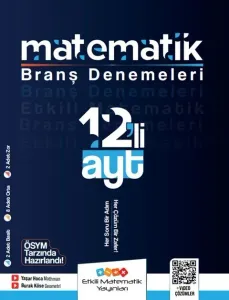 Etkili Matematik Yayınları AYT Matematik 12'li Branş Denemeleri