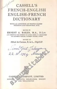 Cassell's French Dictionary French - English / English - French -        1948