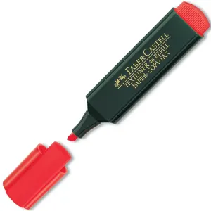 Faber Castell Fosforlu Kalem Kırmızı 15 48 21