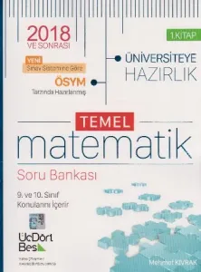 ÜçDörtBeş Temel Matematik Soru Bankası 1.Kitap