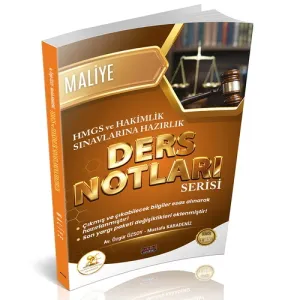 HUKAL HMGS-HAKİMLİK Maliye Ders Notları
